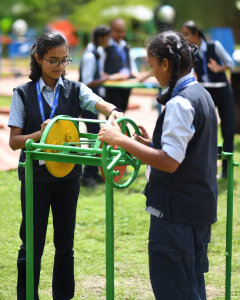 Children using Science park